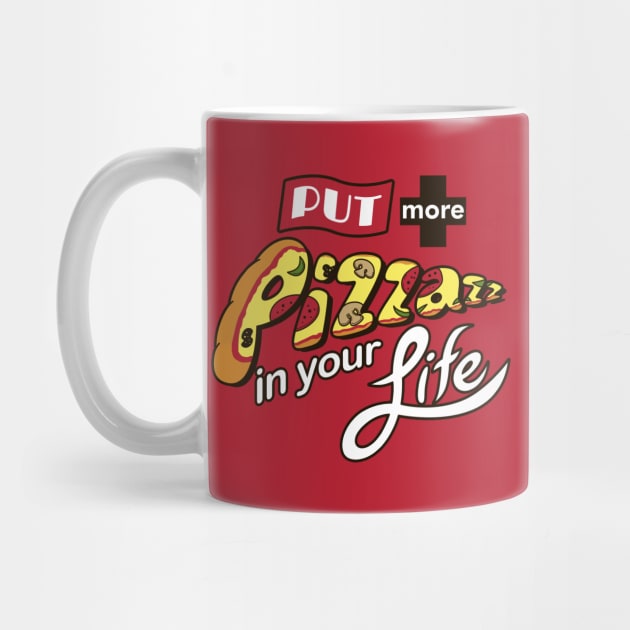 Cute Original Retro Pizza Lover Typography Slogan For Pizza Lovers by BoggsNicolas